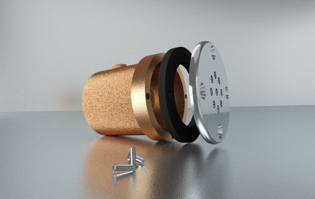 Havuz karşı akıntı sistemi oluşturan jet nozul.